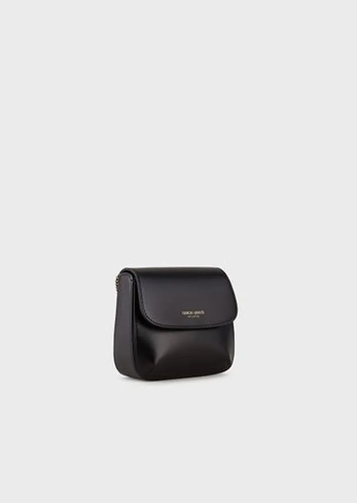Mini la prima bag in hand-grained leather