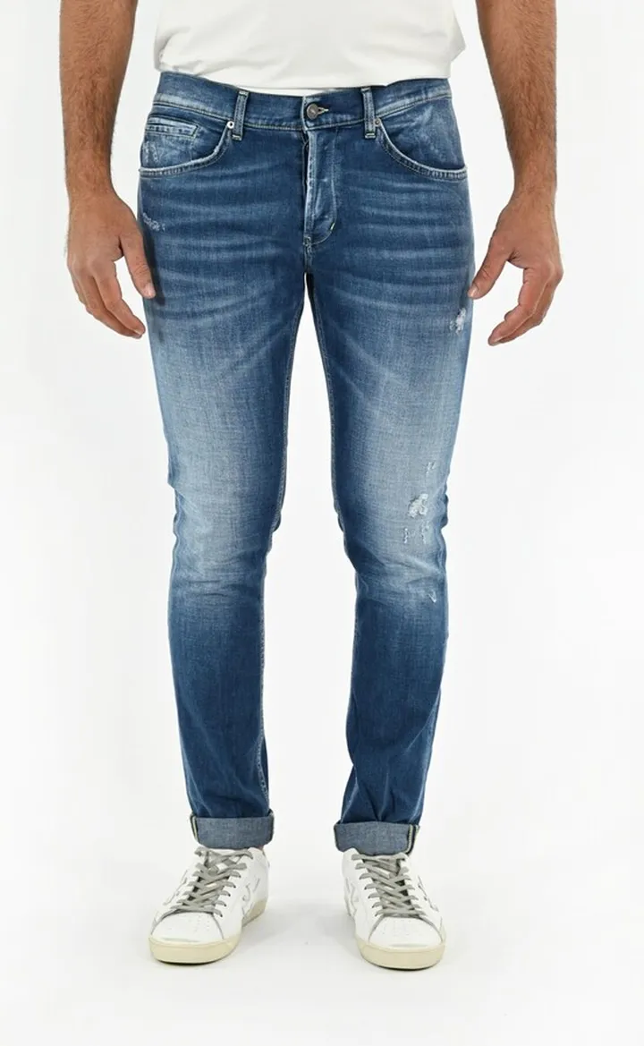 Skinny George Jeans In Stretch Denim