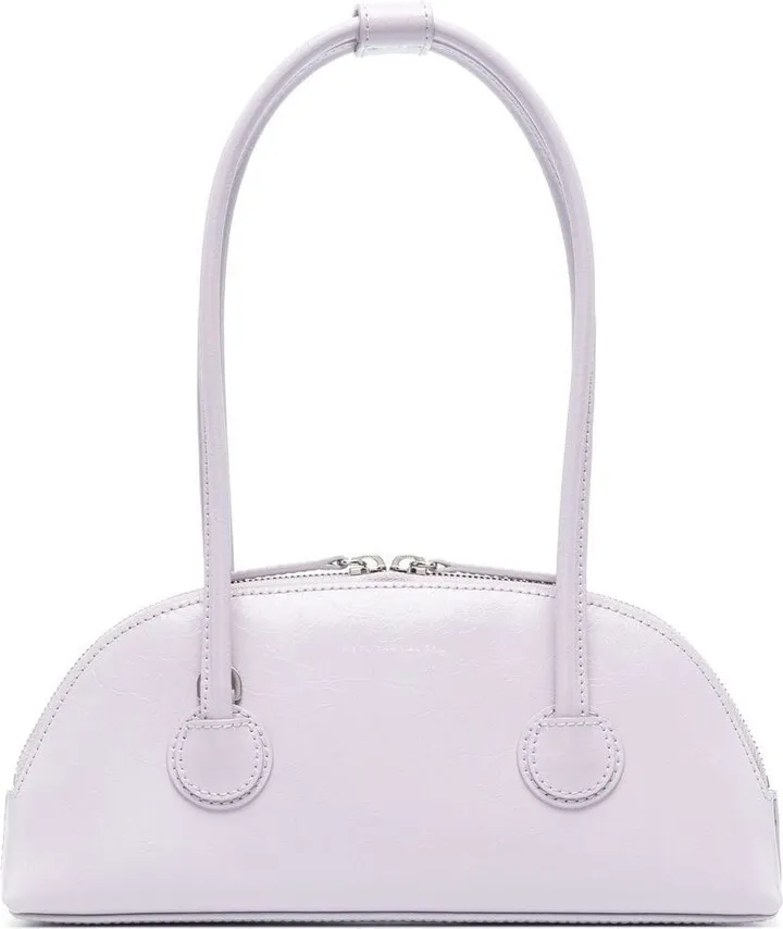 Half-Moon Leather Shoulder Bag