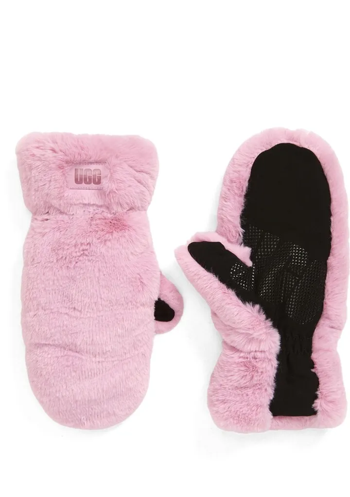 Faux Fur Mittens