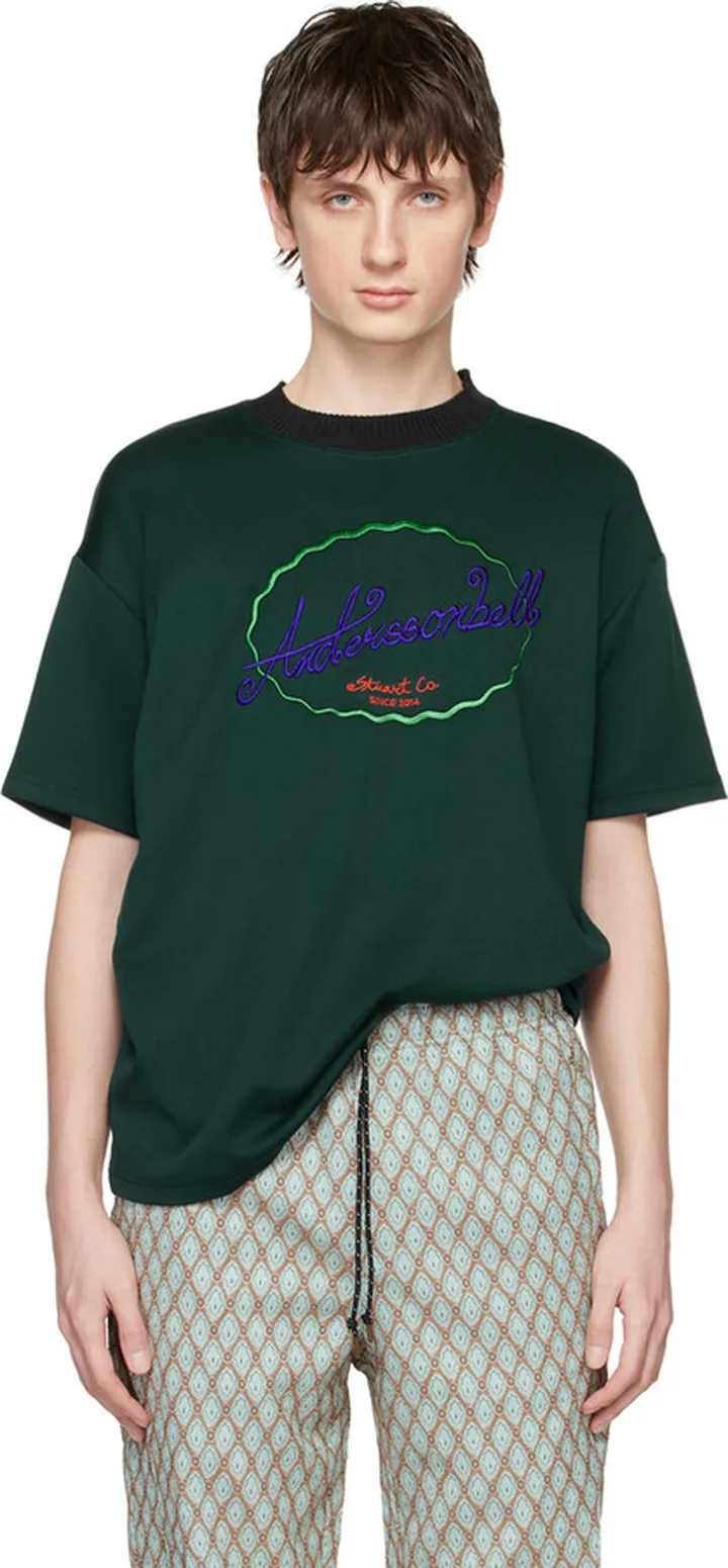 Andersson Bell Green Essential T-Shirt