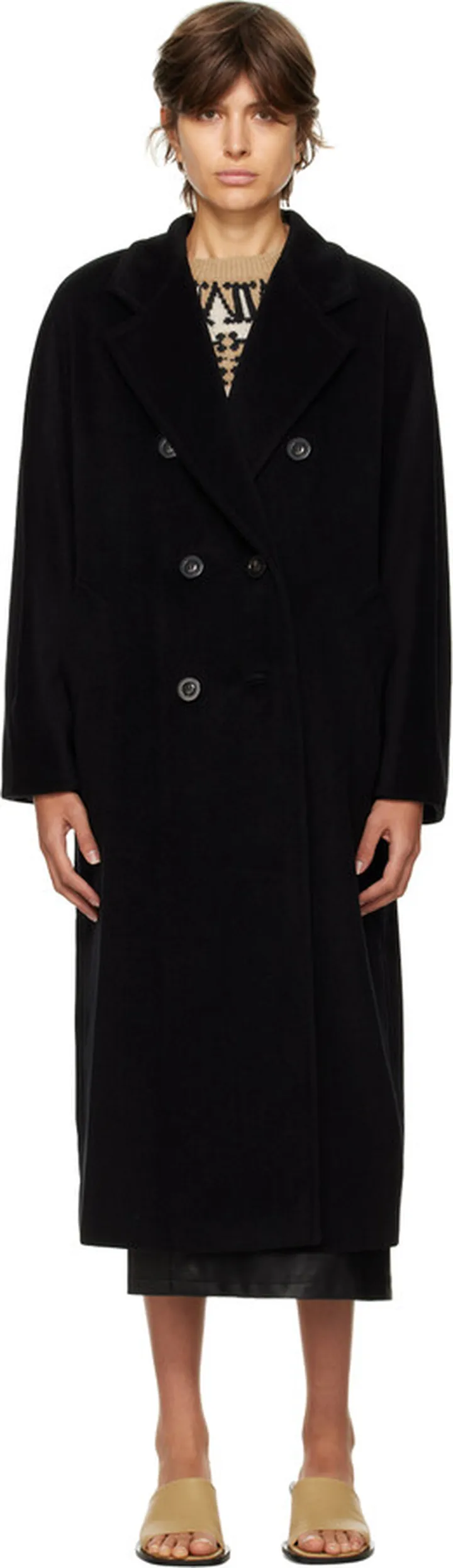 Max Mara Black 101801 Icon Coat