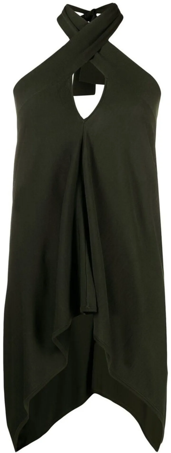 Draped Halterneck Top