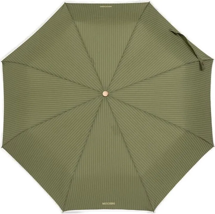 Moschino Striped Compact Umbrella