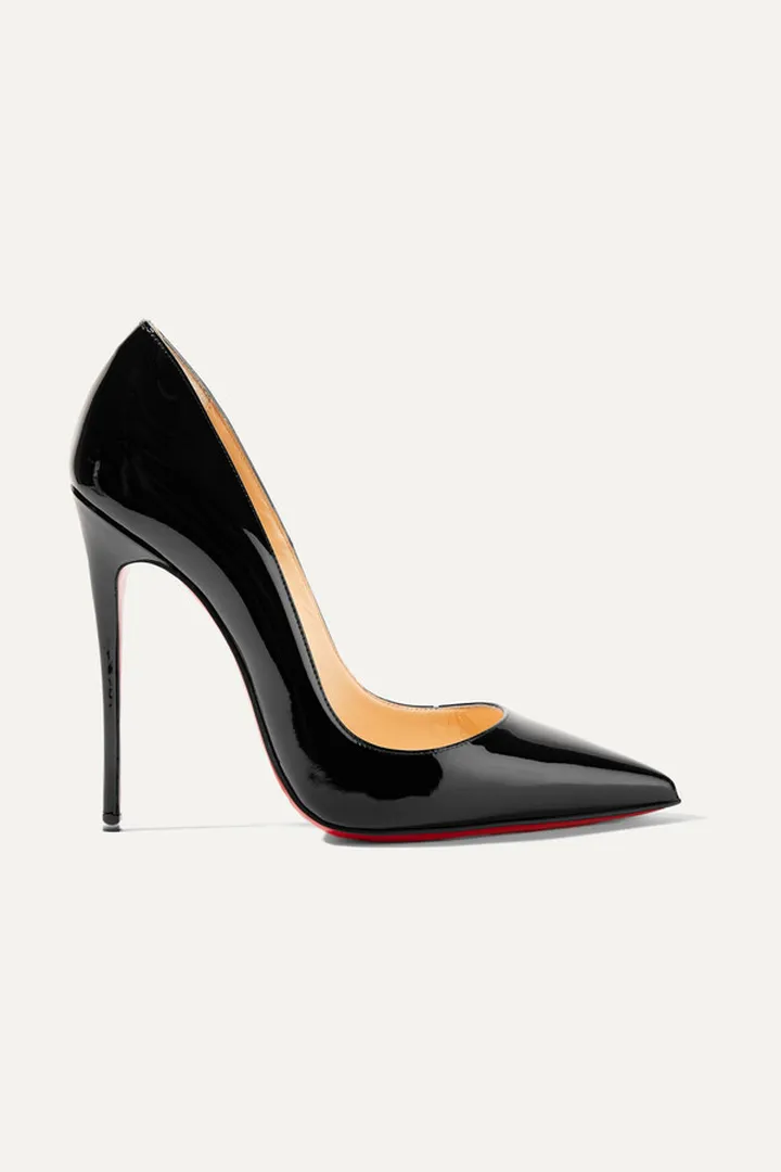 Christian Louboutin - So Kate 120 Patent-leather Pumps - Black