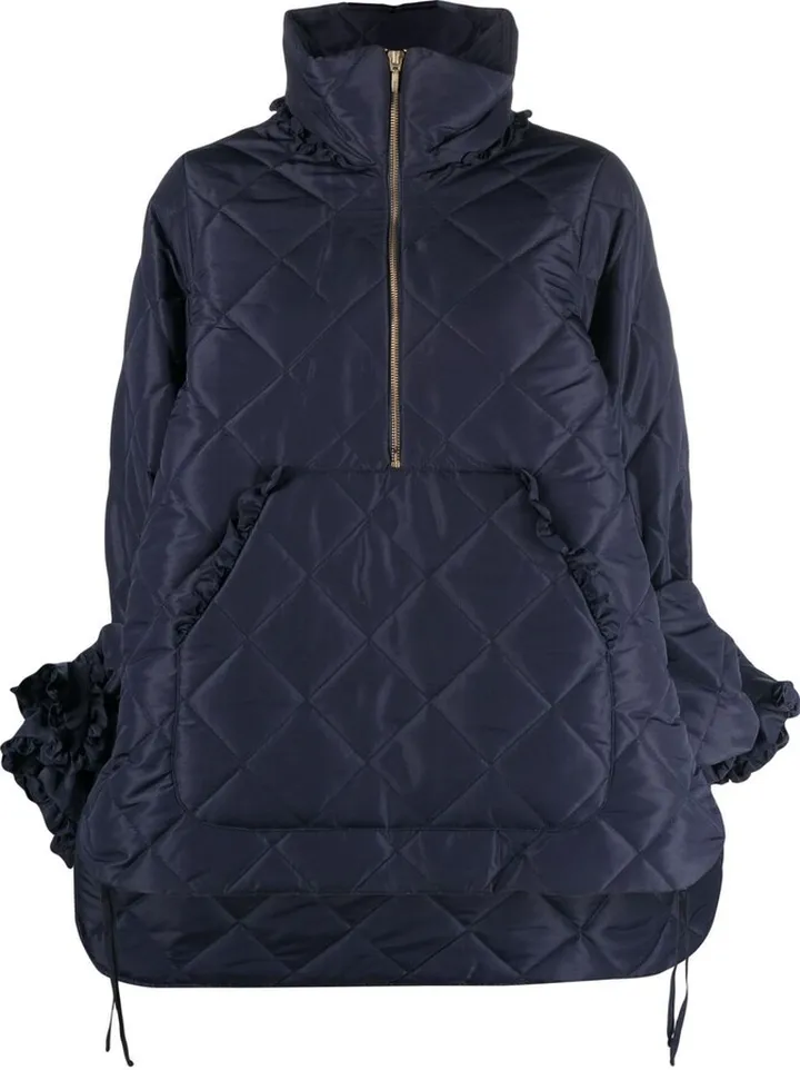 Helen removable-sleeve quilted jacket