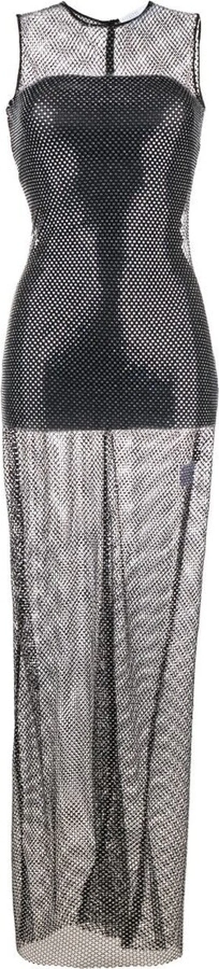 Sequin Embellished Long Dress