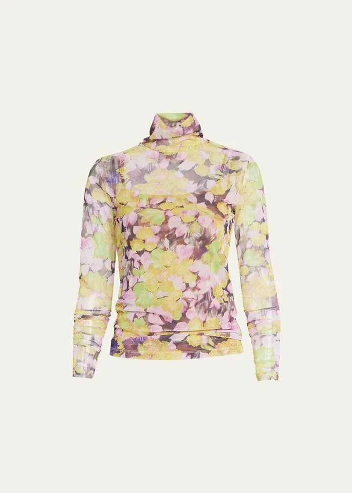 Heyser Floral-Print Jersey Top