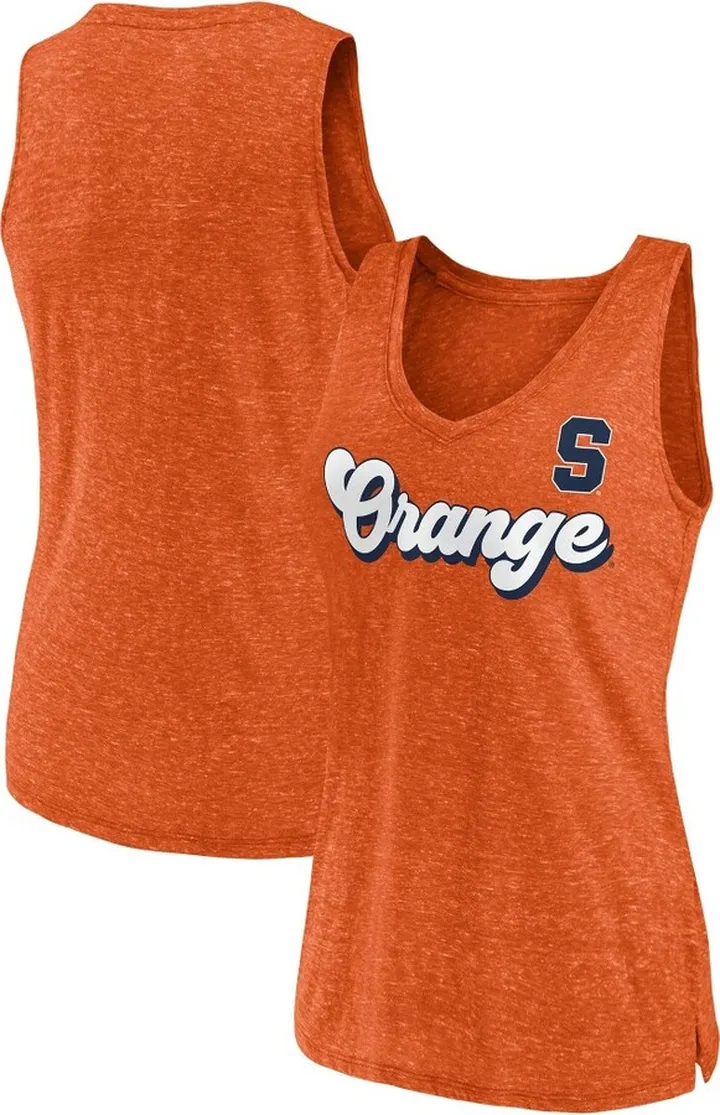 NCAA Syracuse Orange Women's V-Neck Tank Top - S