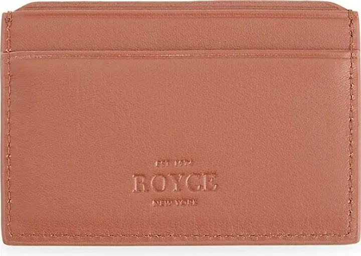 RFID-Blocking Leather Card Case