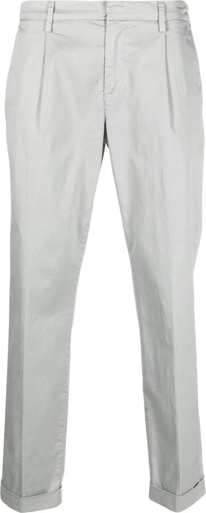 Pleated Straight-Leg Trousers