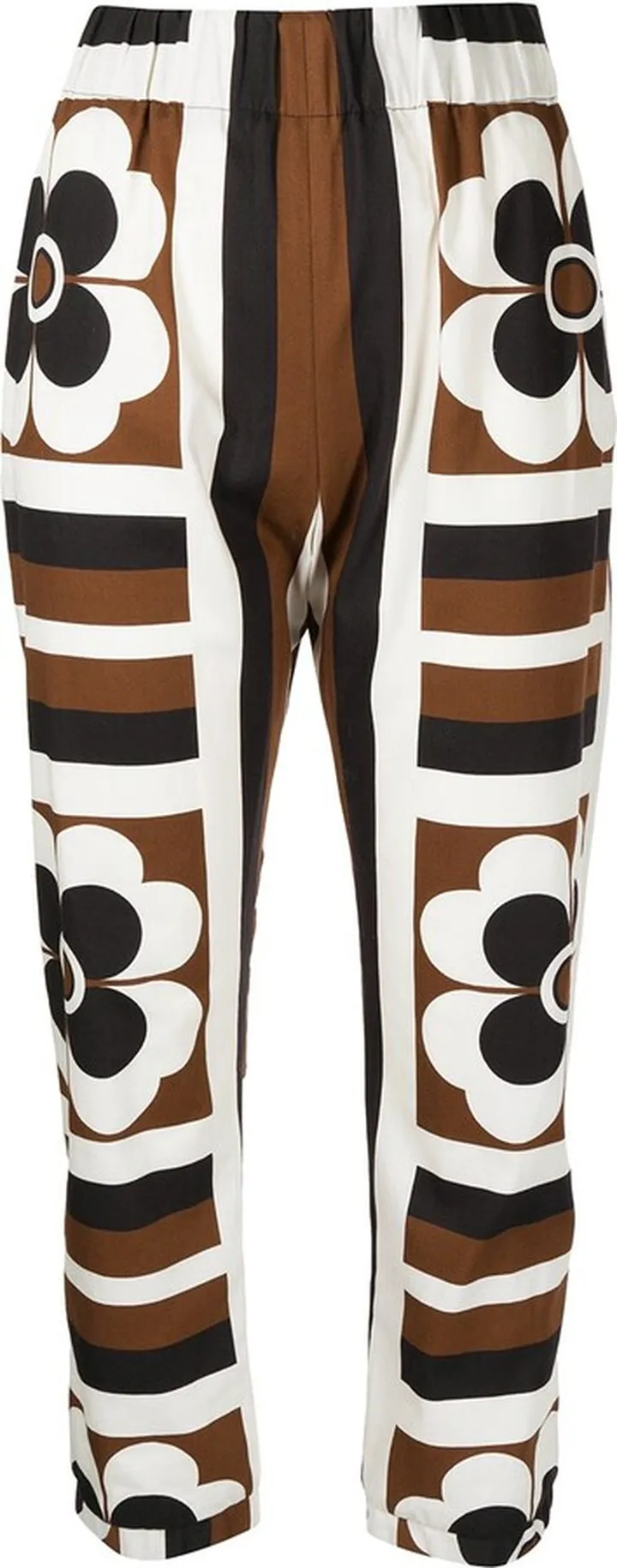 Psycho printed cropped trousers