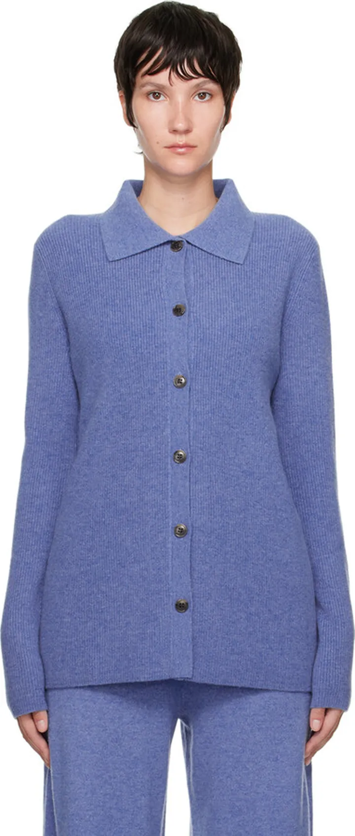 LISA YANG SSENSE Exclusive Blue Paola Cardigan