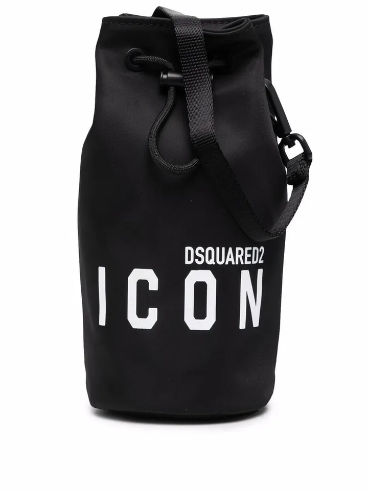 Logo Printed Sack Gym Bag