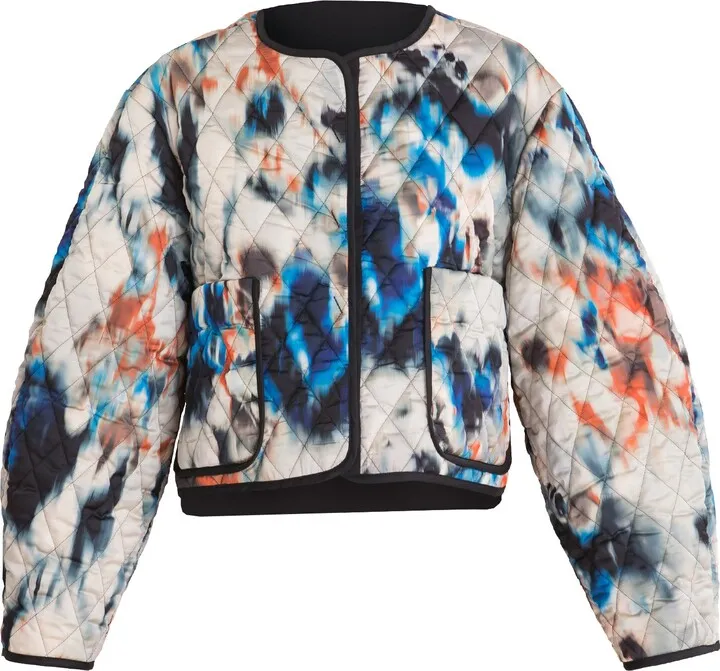 NON+ - KELA Jacket Quilted Color Pattern