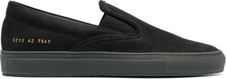 Slip-On Leather Sneakers