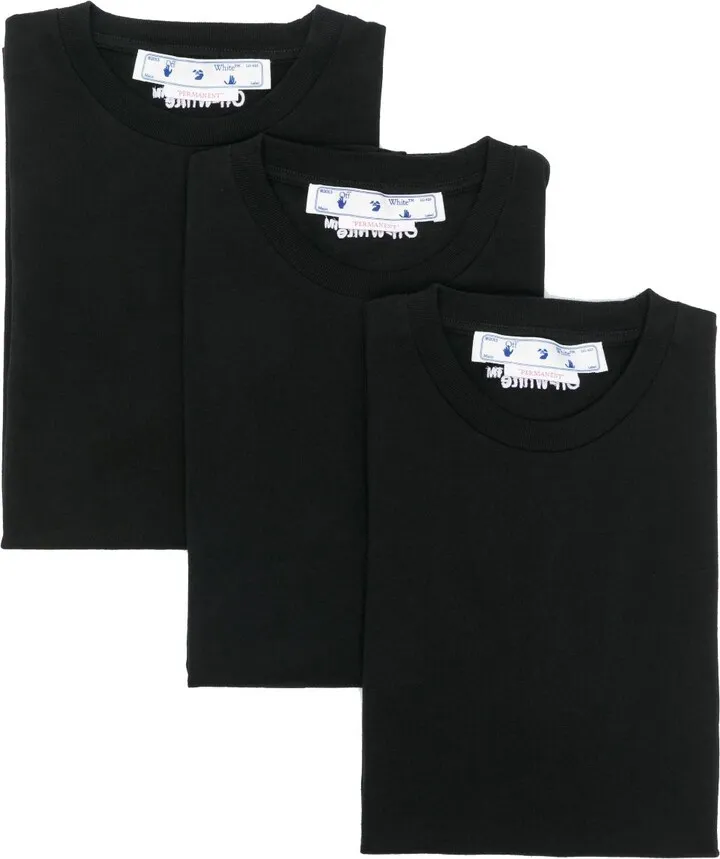 Black For All Tripack Cotton T-Shirt Set