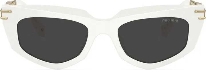 Chain-Embellished Cat-Eye Sunglasses