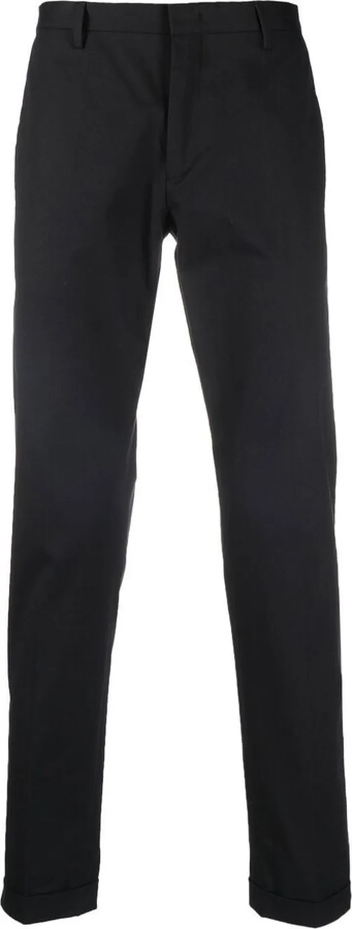 Stretch-Cotton Slim-Cut Trousers
