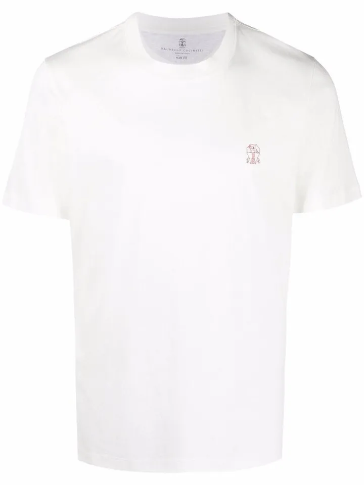 logo print T-shirt