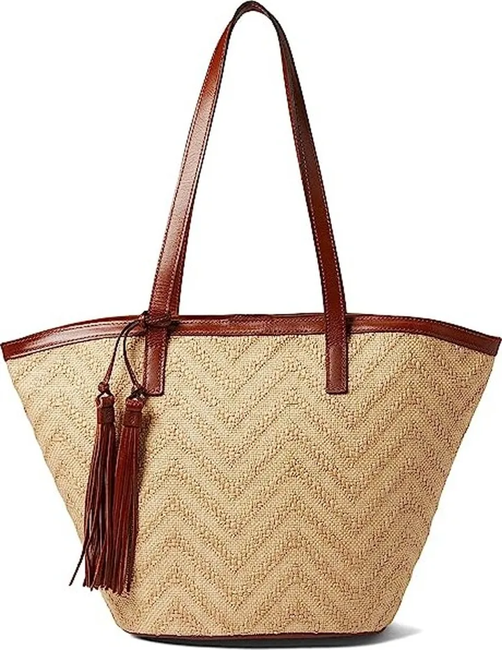Patricia Nash Marconia Tote (Natural) Handbags