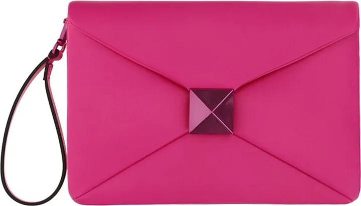 Valentina Garavani One Stud Wrist Strapped Clutch Bag