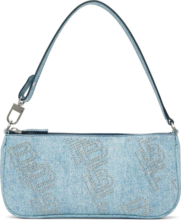 BY FAR Blue Rachel Bag