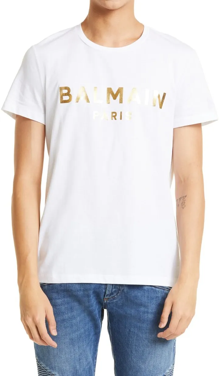 Classic Fit Foil Logo Graphic Tee