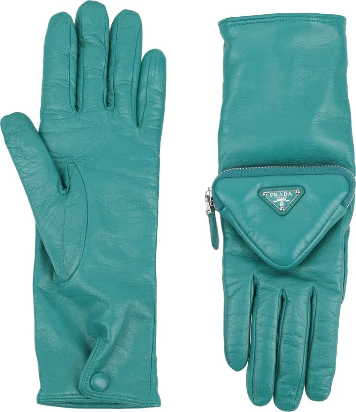 Gloves Emerald Green
