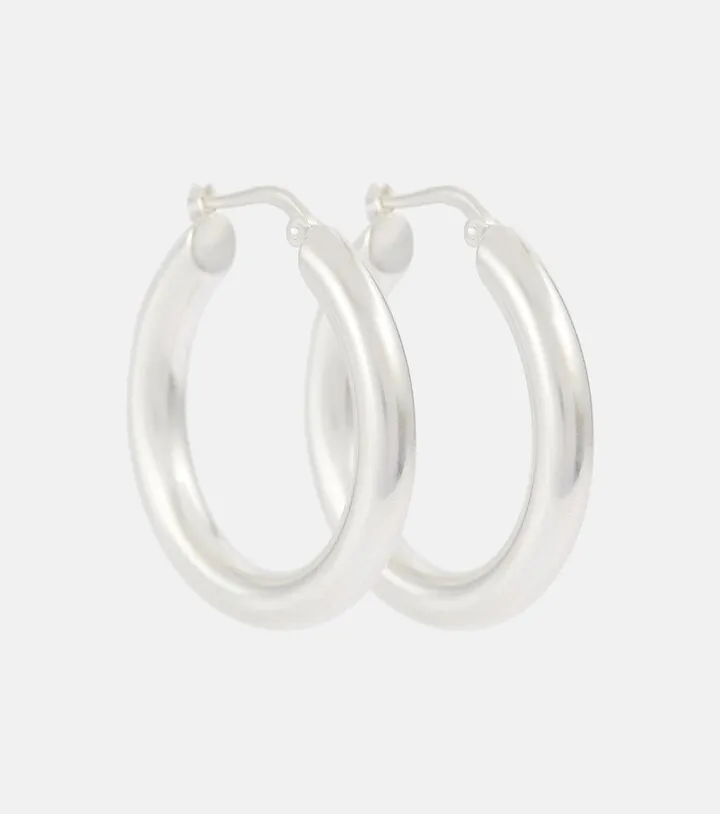 Sterling silver hoop earrings
