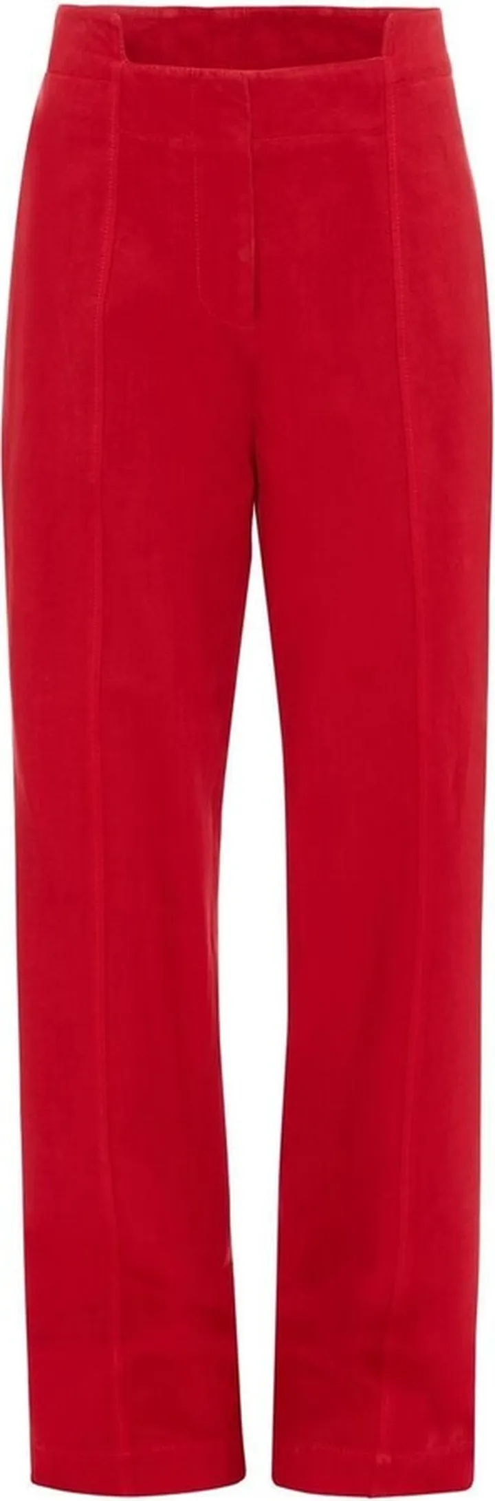 Panelled Straight-Leg Trousers