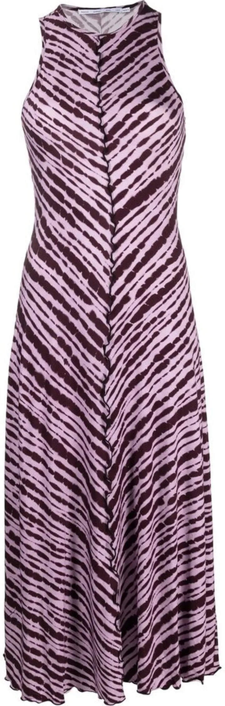 Tie-Dye Print Midi Dress