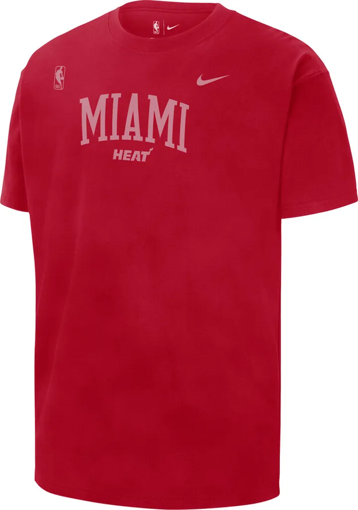 Miami Heat Courtside Max 90 Nike Men's NBA T-Shirt in Red