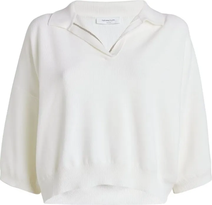 Fabiana Filippi Cropped Polo Shirt