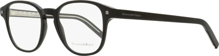 Ermenegildo Zegna Men's Square Eyeglasses EZ5169 001 Black 52mm