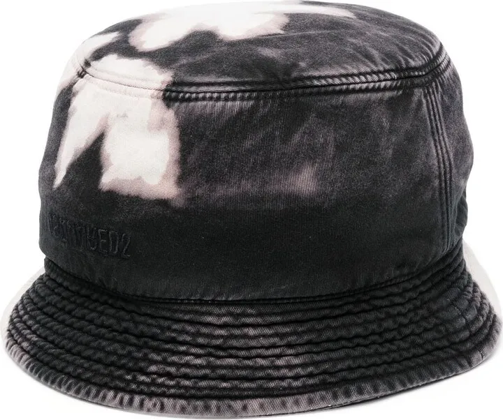 Bleached-Effect Bucket Hat