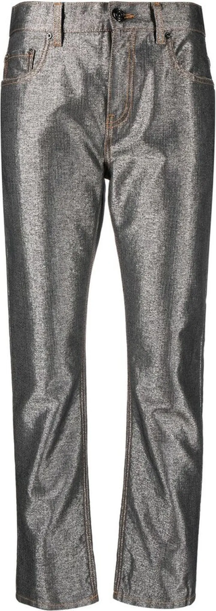 Cropped Straight-Leg Trousers