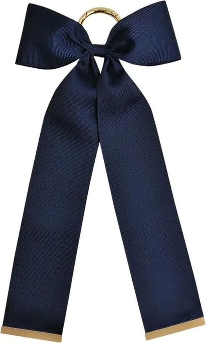 Johnny Loves Rosie - Navy Olivia Bow Keyring