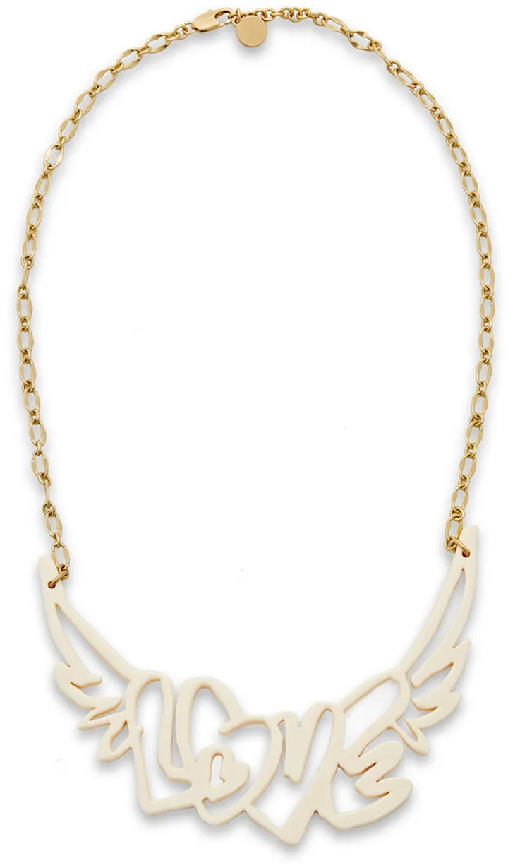 The Lovestruck gold-tone acetate necklace