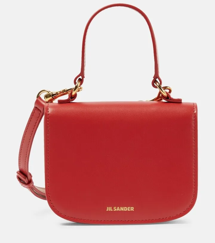 Mini leather crossbody bag