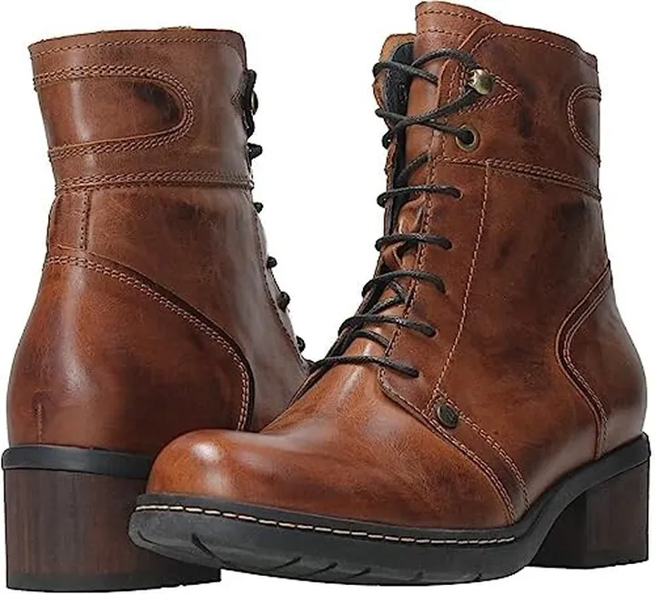 Wolky Red Deer Water-Resistant (Cognac Softy Wax) Women's Boots