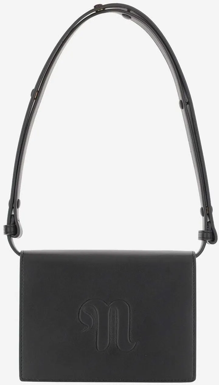 Nanushka Logo Embossed Shoulder Bag