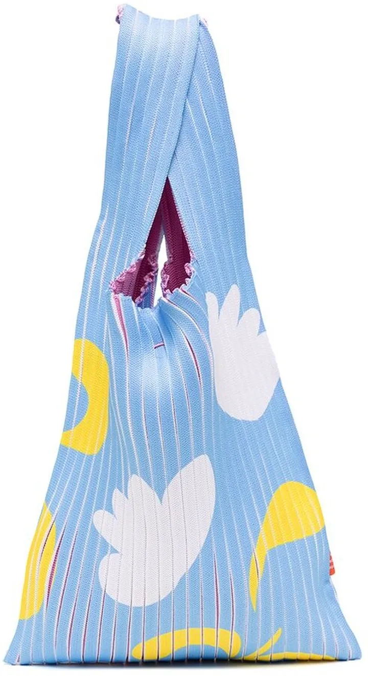 x Yu Mei Huang graphic-print pleated tote bag