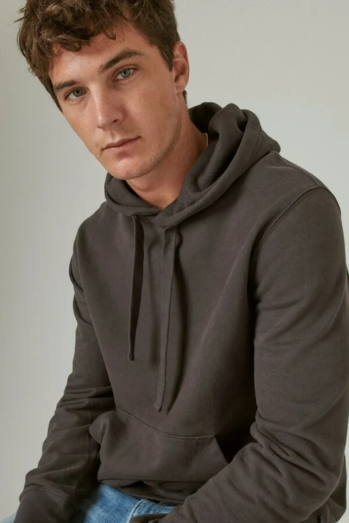 Sueded French Terry Hoodie