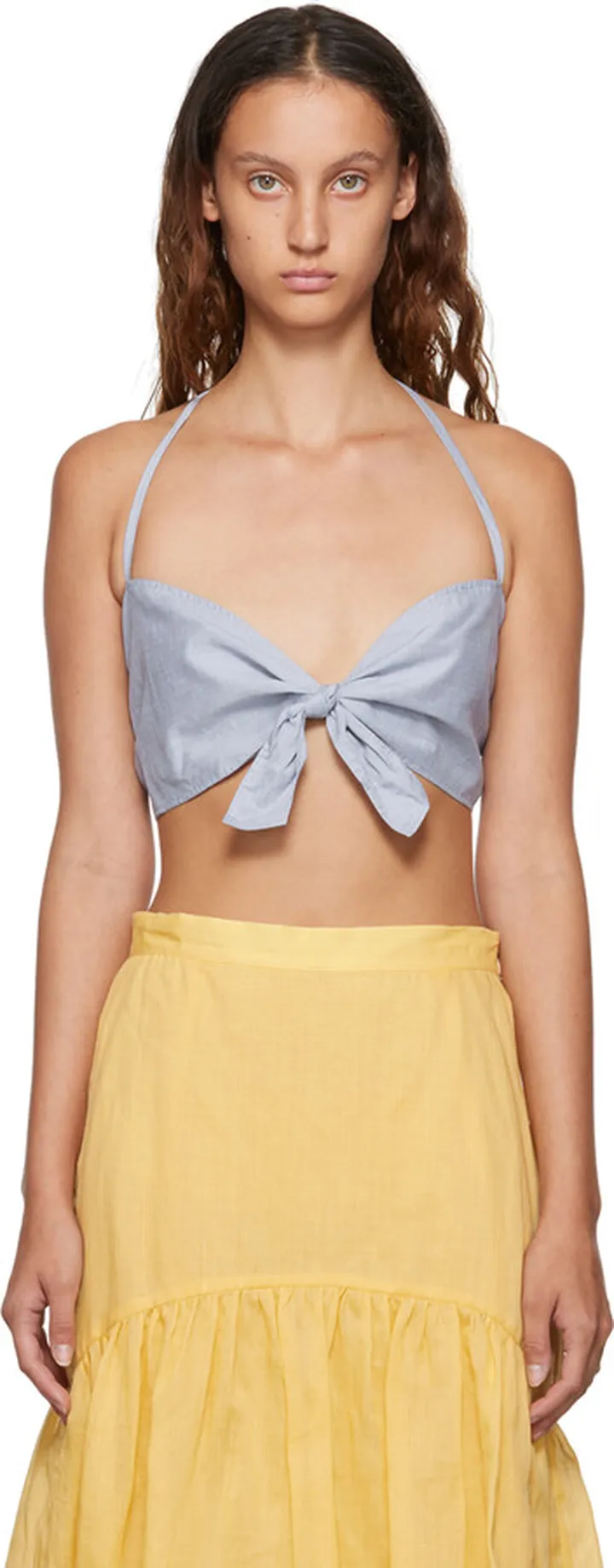 Maryam Nassir Zadeh SSENSE Exclusive Blue Pina Camisole