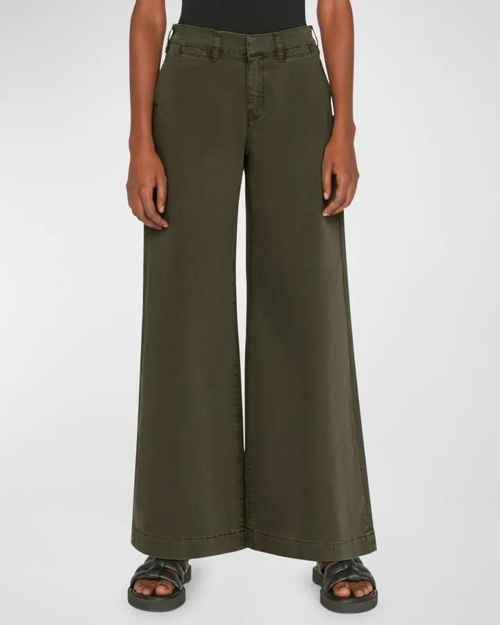 Wide-Leg Tomboy Trousers
