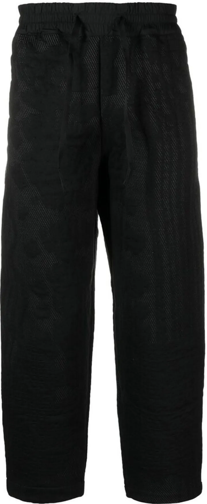 Embroidered Detail Cropped Trousers