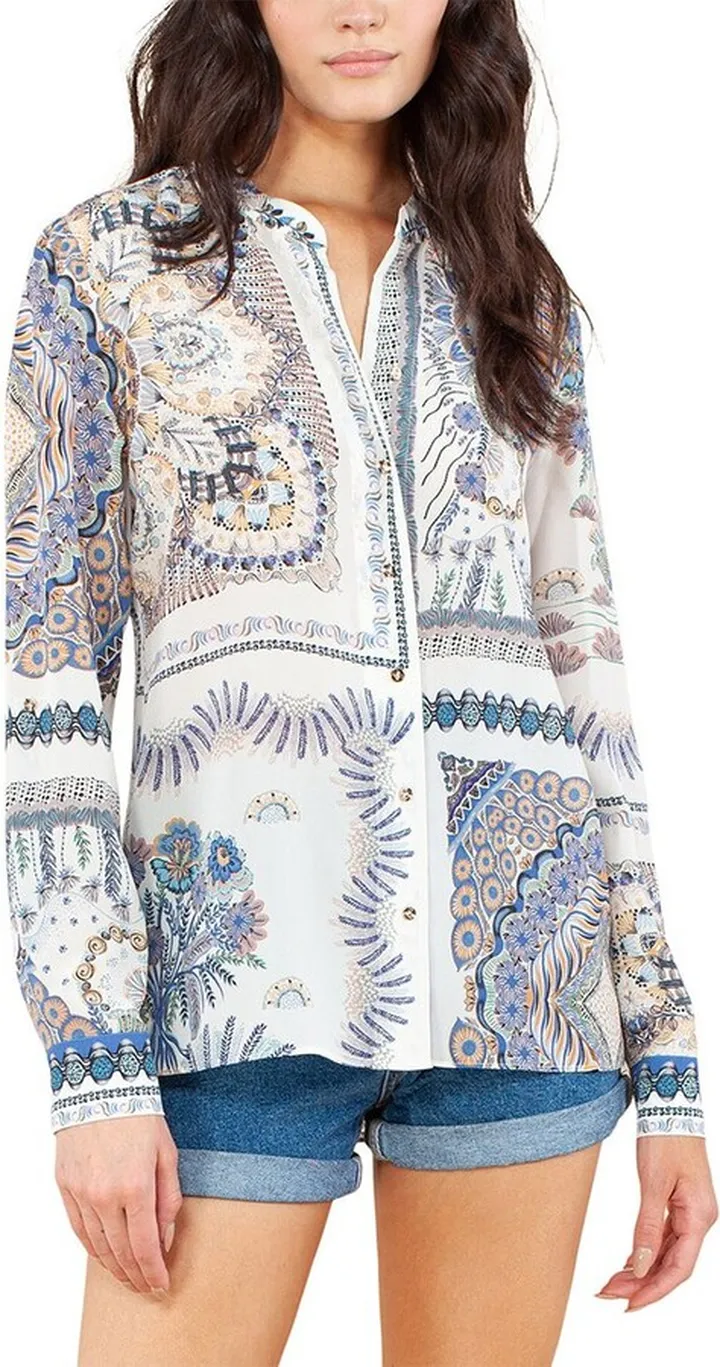 Hale Bob Silk Tunic Top
