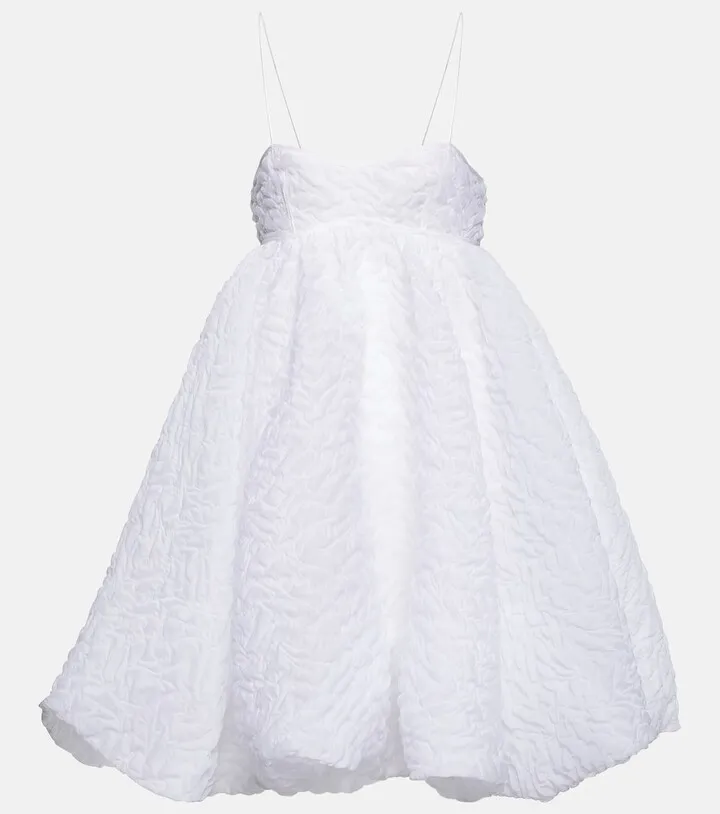 Sunni cotton-blend minidress