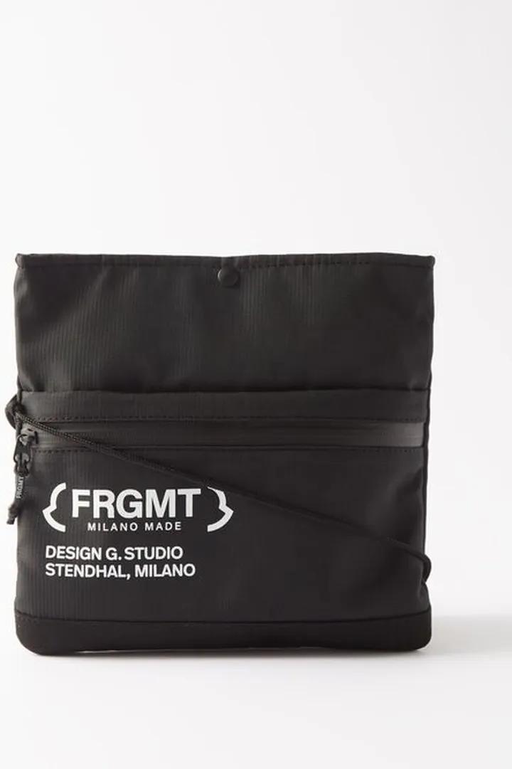 Logo-print Ripstop Cross-body Bag